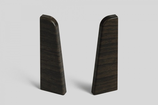 [8917] Doplnky k lištám - Egger / prvky dekorované 6 cm ukončenie ľavé / DREVO TMAVÉ EG16L