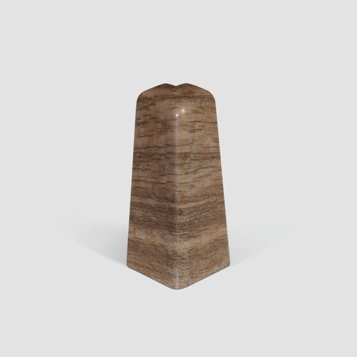 [8926] Doplnky k lištám - Egger / prvky dekorované 6 cm vonkajší roh / ORECH HNEDÝ EG18VO (2 ks)