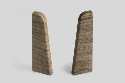 [8931] Doplnky k lištám - Egger / prvky dekorované 6 cm ukončenie ľavé + pravé / ORECH SVETLÝ EG19LP (2 ks)