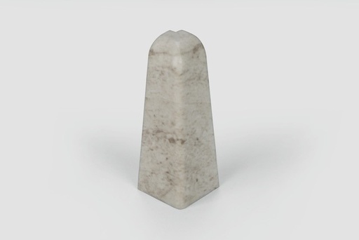 [8942] Doplnky k lištám - Egger / prvky dekorované 6 cm vonkajší roh / UNIVERZAL KAMEŇ BIELY EG22VO (2 ks)