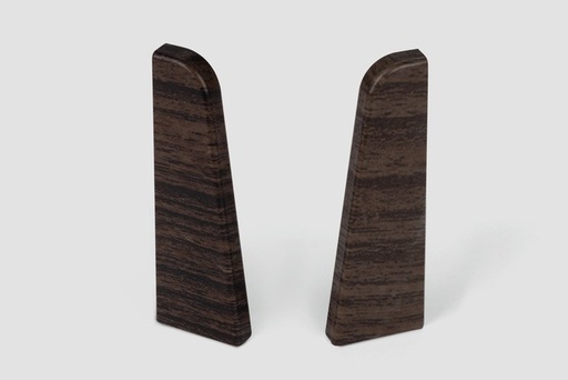 [8955] Doplnky k lištám - Egger / prvky dekorované 6 cm ukončenie ľavé + pravé / DUB TMAVVOHNEDÝ EG25LP (2 ks)