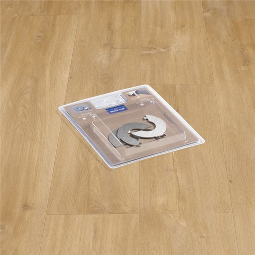 [11024] QUICK-STEP - Kryt radiátora z nehrdzavejúcej ocele QSRCINOX15 (diam. 15 mm) (1 balenie)