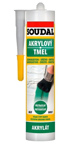 [16395] Doplnkový tovar - Soudal /  Akrylový tmel / biely