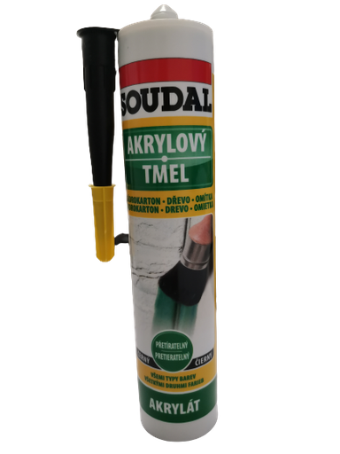 [16482] Doplnkový tovar - Soudal /  Akrylový tmel / čierny