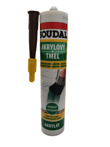 [16496] Doplnkový tovar - Soudal /  Akrylový tmel / hnedý