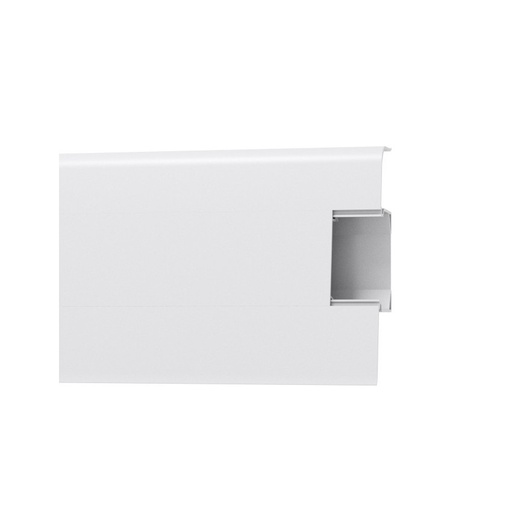 [9645] Soklová lišta - PVC / Arbiton LARS 40 biela matná