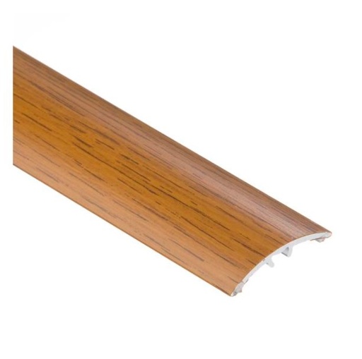 [18421] (9231827) Profil AL prechodový 30 mm, fólia Dub rustikálny 18, 2,7 m, narážací oblý, LW30 Cezar