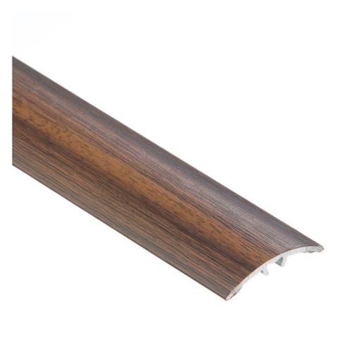 [18431] (9232427) Profil AL prechodový 30 mm, fólia Teak 24, 2,7 m, narážací oblý, LW30 Cezar