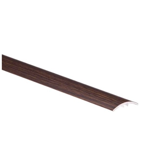 [18432] (9232527) Profil AL prechodový 30 mm, fólia Wenge 25, 2,7 m, narážací oblý, LW30 Cezar