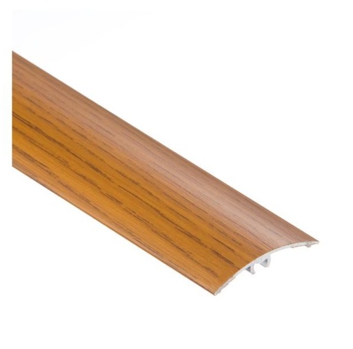 [18444] (9241827) Profil AL prechodový 40 mm, fólia Dub rustikálny 18, 2,7 m, narážací oblý, LW40 Cezar