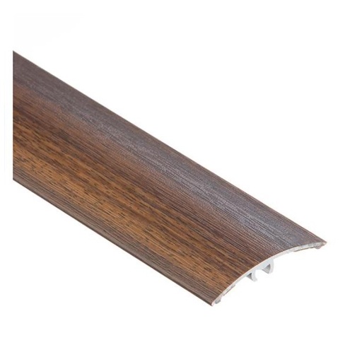 [18454] (9242427) Profil AL prechodový 40 mm, fólia Teak 24, 2,7 m, narážací oblý, LW40 Cezar