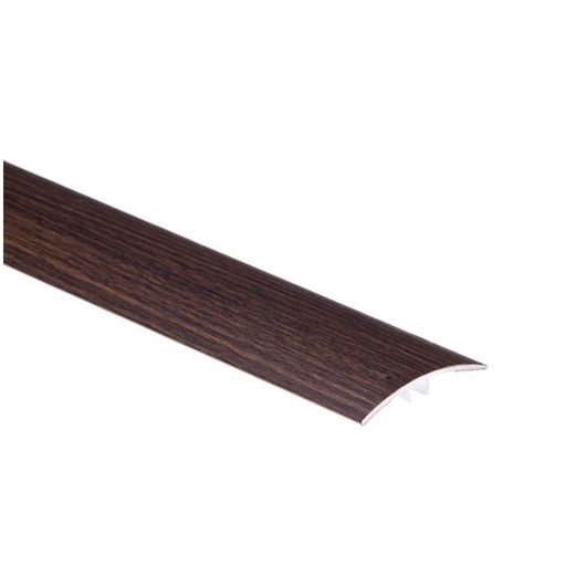 [18478] (9252527) Profil AL prechodový 50 mm, fólia Wenge 25, 2,7 m, narážací oblý, LW50 Cezar