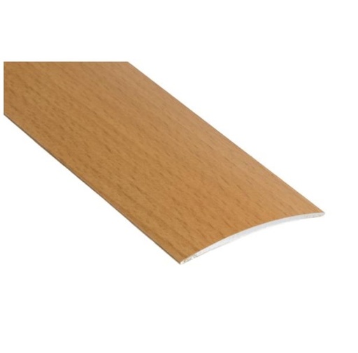 [18531] (9161120) Profil AL prechodový 60 mm, fólia Buk 11, 2 m, samolepiaci oblý, LPO60K Cezar
