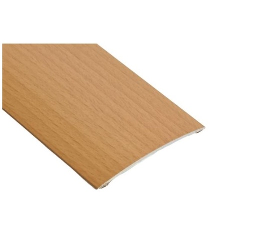 [18555] (9181120) Profil AL prechodový 80 mm, fólia Buk 11, 2 m, samolepiaci oblý, LPO80K Cezar