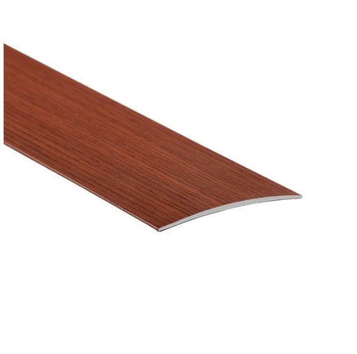 [18570] (9181020) Profil AL prechodový 80 mm, fólia Mahagón 10, 2 m, samolepiaci oblý, LPO80K Cezar