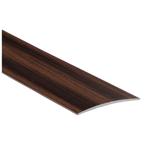 [18573] (9182420) Profil AL prechodový 80 mm, fólia Teak 24, 2 m, samolepiaci oblý, LPO80K Cezar