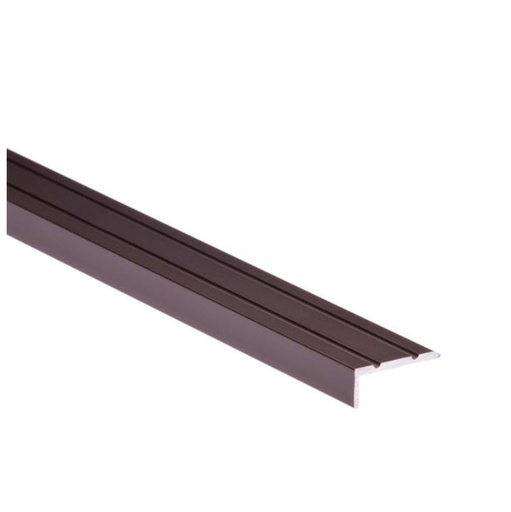 [18580] (9310427) Profil AL schodový "L" 25x10 mm, elox Bronz tmavý 04, 2,7 m, samolepiaci, LSW10K Cezar