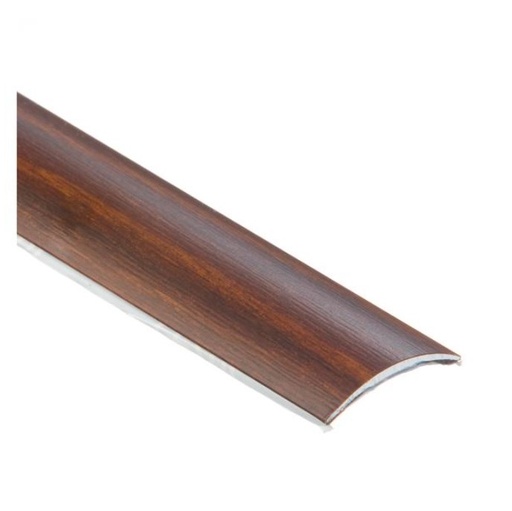 [21020] (9132427) Profil AL prechodový 30 mm, fólia Teak 24, 1,8 m, samolepiaci oblý, LPO30K Cezar