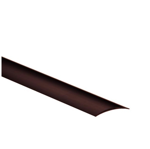 [21037] (9140427) Profil AL prechodový 40 mm, elox Bronz tmavý 04, 0,9 m, samolepiaci oblý, LPO40K Cezar