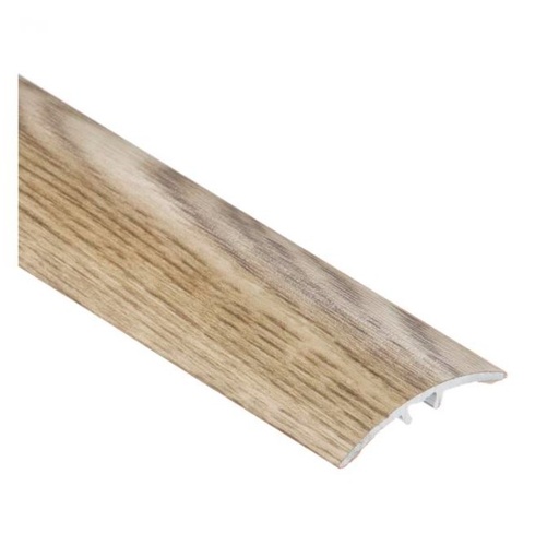 [21048] (9231427) Profil AL prechodový 30 mm, fólia Dub hlina 14, 1,8 m, narážací oblý, LW30 Cezar