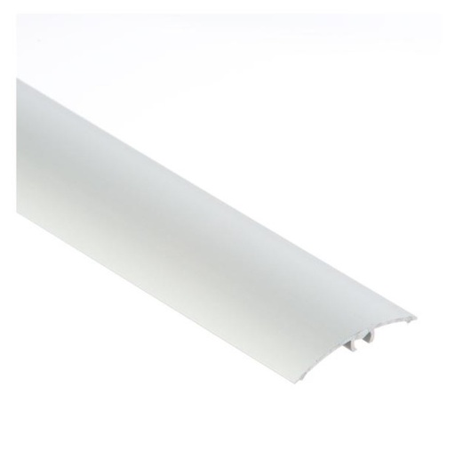 [21080] (9240127) Profil AL prechodový 40 mm, elox Striebro 01, 1,8 m, narážací oblý, LW40 Cezar