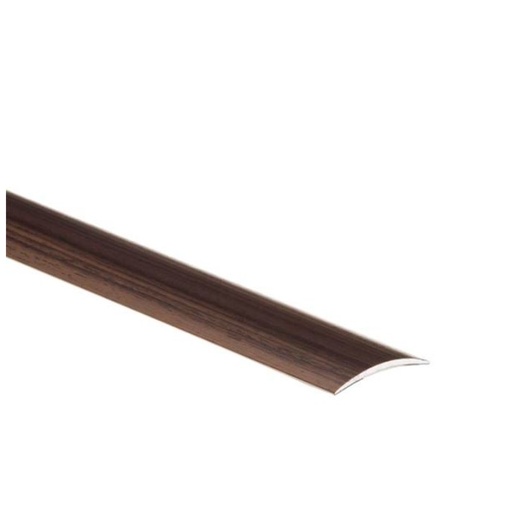 [21116] (9142427) Profil AL prechodový 40 mm, fólia Teak 24, 1,8 m, samolepiaci oblý, LPO40K Cezar
