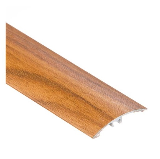 [21162] (9242327) Profil AL prechodový 40 mm, fólia Orech zlatý 23, 1,8 m, narážací oblý, LW40 Cezar