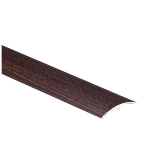 [21165] (9242527) Profil AL prechodový 40 mm, fólia Wenge 25, 0,9 m, narážací oblý, LW40 Cezar