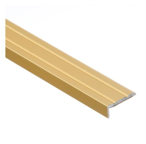 [21222] (9320227) Profil AL schodový "L" 25x20 mm, elox Zlato 02, 1,35 m, samolepiaci, LSW20K Cezar
