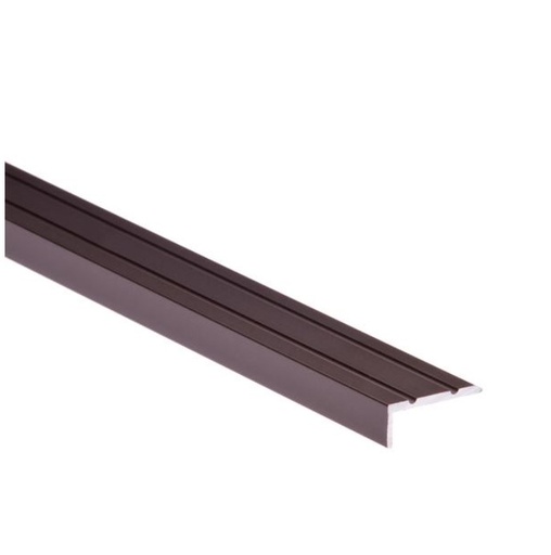 [21224] (9320427) Profil AL schodový "L" 25x20 mm, elox Bronz tmavý 04, 1,35 m, samolepiaci, LSW20K Cezar