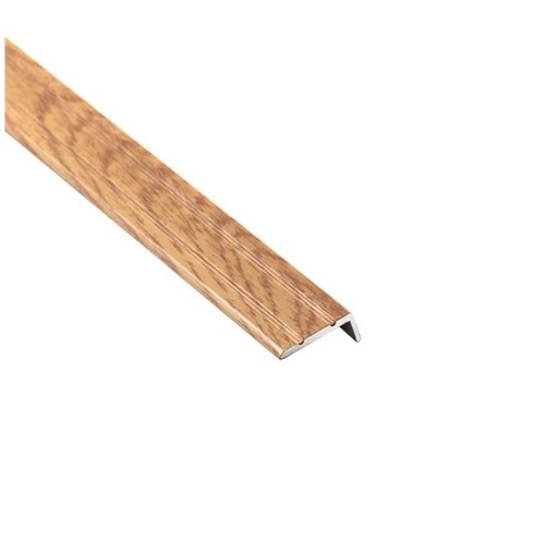 [21247] (9311927) Profil AL schodový "L" 25x10 mm, fólia Dub ušľachtilý 19, 1,35 m, samolepiaci, LSW10K Cezar