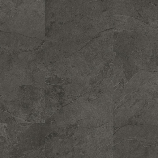 [22041] Kompozitná podlaha - QUICK STEP / Alpha Vinyl stredné dlaždice 5/33 4Vaq AQ /  BRIDLICA ČIERNA AVMT40035